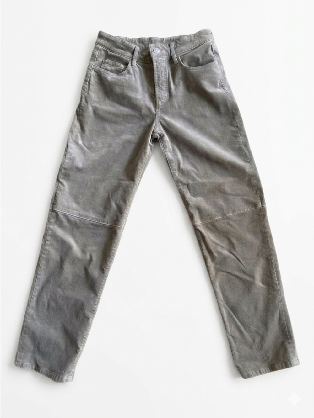NWOT Massimo Dutti Tan Corduroy Straight Leg Jeans Pants 4